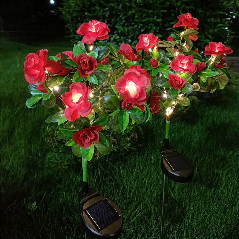 LED Solar Garden Light Azalea Flower – YZ-50049