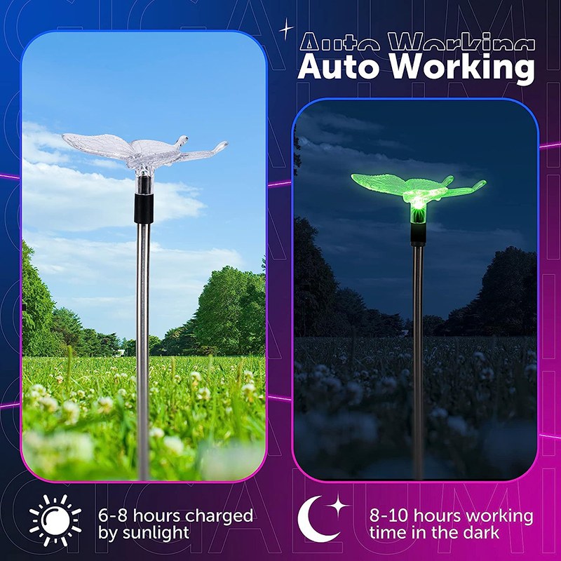 LED Solar Garden Light Butterfly – YZ-50058