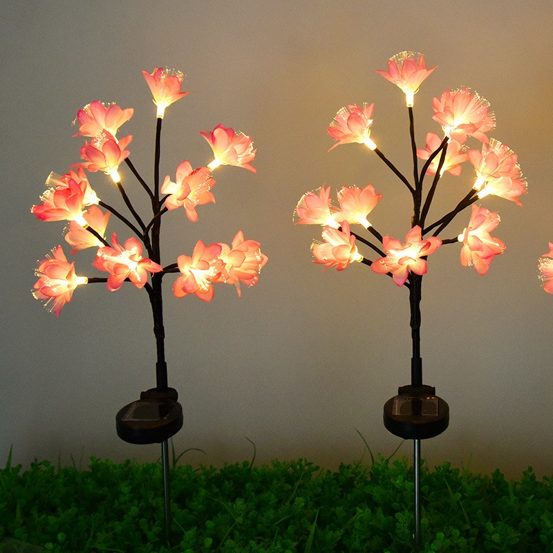LED Solar Garden Light Camellia Flower – YZ-50068