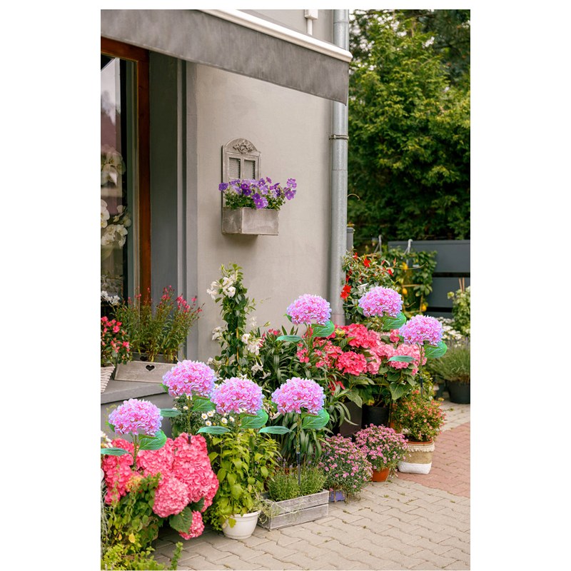 LED Solar Garden Light Hydrangea Flower – YZ-50074