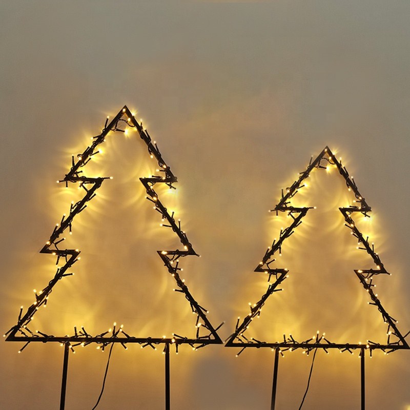 Wholesale Iron Metal Tree Frame LED Garden Lights – YZ-50087