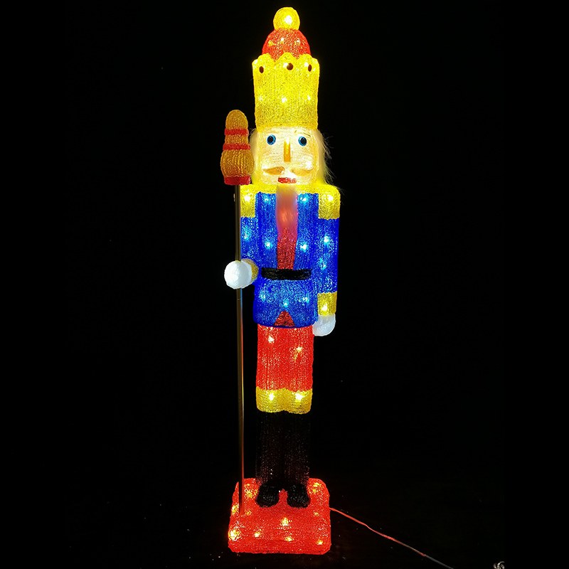 Wholesale Acrylic LED Motif Light Nutcracker – YZ-60070