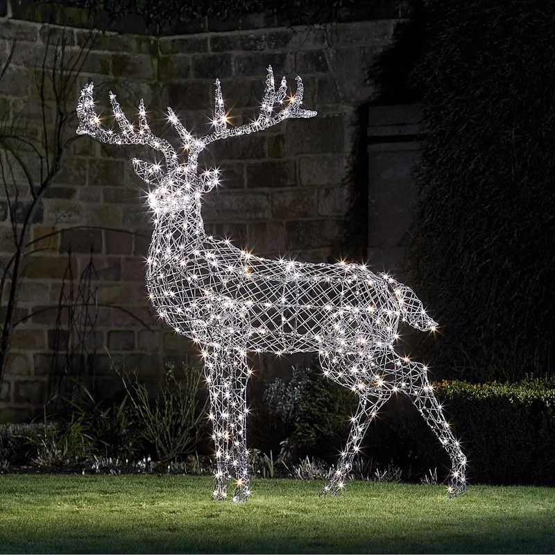 Wholesale LED Motif Light Rattan Reindeer – YZ-60122