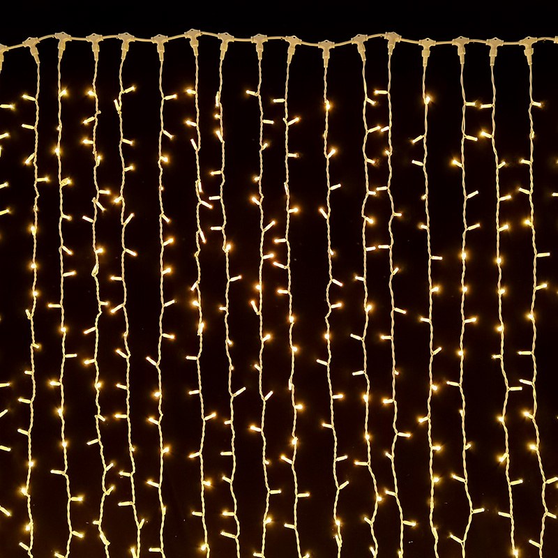 Wholesale White Rubber Cable LED Curtain Light – YZ-90139