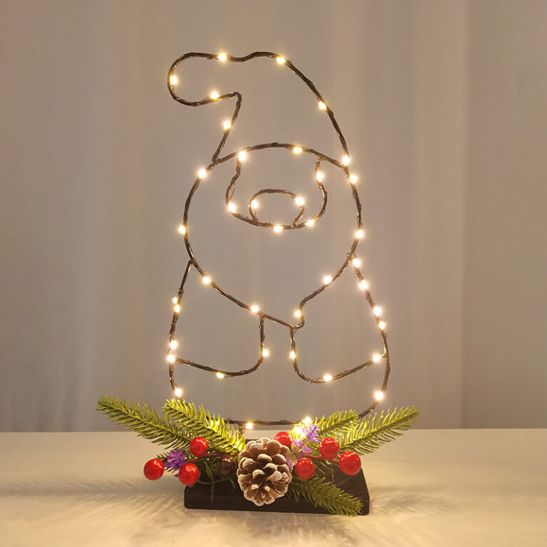 Wholesale LED Copper Wire Decoration Light Santa – YZ-10009