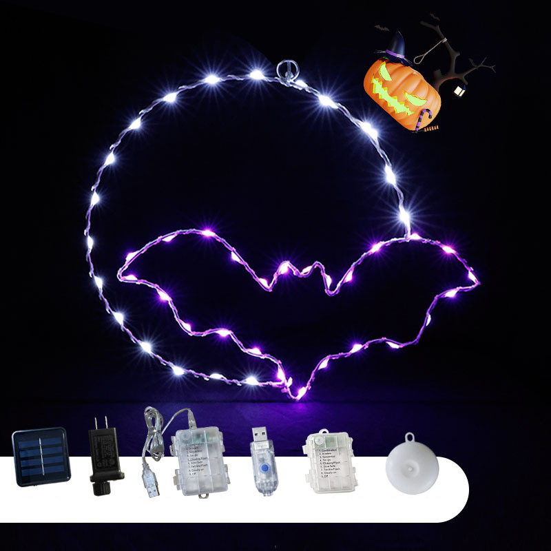 Wholesale LED Halloween PVC Pin Wire Lights On – YZ-60026