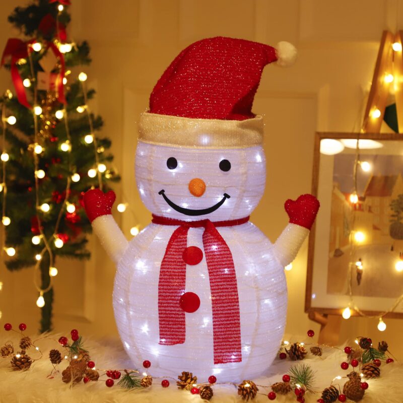 Wholesale LED Foldable Santa Snowman Motif – YZ-60136