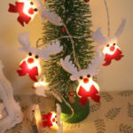 Wholesale LED Christmas String Lights Plush Santa – YZ-80056