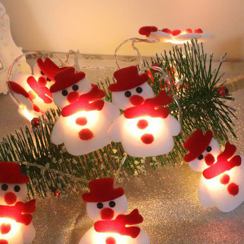Wholesale LED Christmas String Lights Plush Santa – YZ-80056