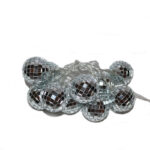 Wholesale LED String BO 10LED Mirror Ball White – YZ-90022