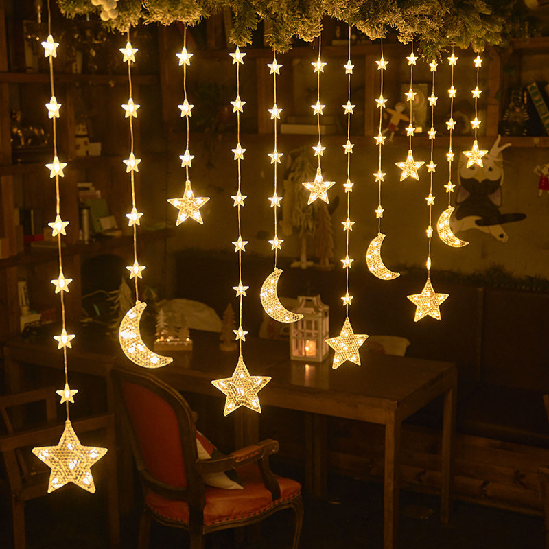 Wholesale Window Moon And Star Curtain Lights LED – YZ-90021