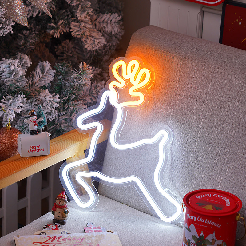 Wholesale LED Motif Warm White Neon Light Deer – YZ-90076