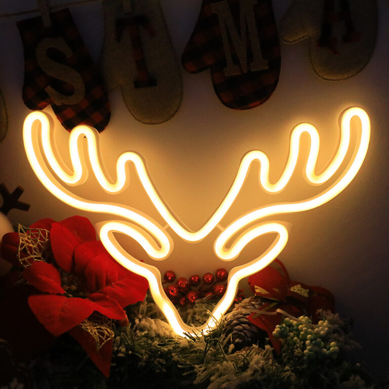Wholesale LED Motif Warm White Neon Light Deer – YZ-90078