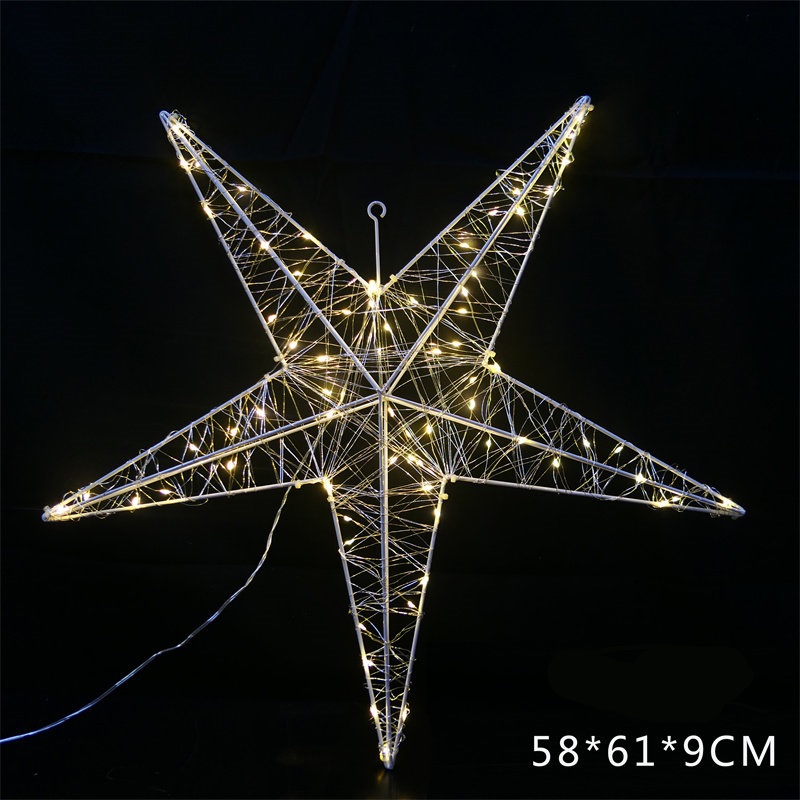Wholesale Motif Micro LED Star With Gold Wires – YZ-90136